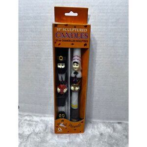 Amscan Thanksgiving 10" Hand Painted Sculptured Candles Set